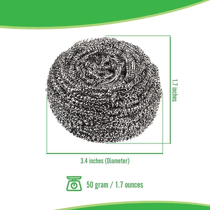 6Pc%20Stainless%20Steel%20Dish%20Scouring%20Pad%20Pot%20Scrubber%20Stainless%20Steel%20Scrubber,%20Steel%20Wool%20Scrubber,%20Metal%20SpongeSteel%20Wire%20Ball%20Scrubbing%20Brush%20-%20Image%207