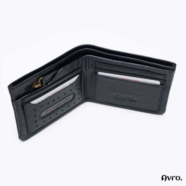 Avro%20Premium%20Men's%20High%20Quality%20Bifold%20Wallet%20With%20Inner%20Zipper%20Pocket%20Black%20Wallet%20For%20Men%20100%25%20Cow%20Leather%20Money%20Bag%20For%20Men%20Elegant%20And%20Comfortable%20Stylish%20Export%20Quality%20MoneyBag%20For%20Men%20Short%20Wallet%20Fashion%20Vintage%20Wallet%20%20For%20Men's%20-%20Image%203