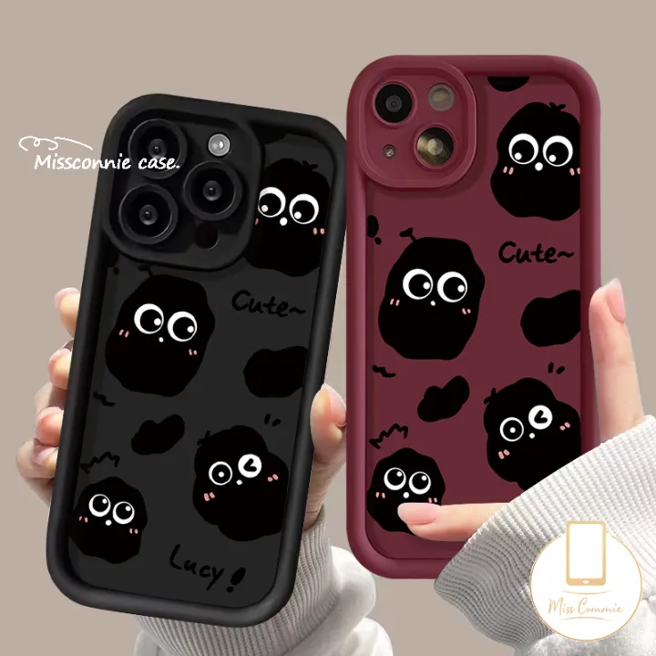 Cartoon%20Cute%20Four%20Red%20Faced%20Coal%20Balls%20Case%20For%20Tecno%20Spark%2010C%20Go%202023%2010%20Camon%2020%20Pro%20Infinix%20Note%2030%20VIP%20Pro%2012%20G96%20Smart%207%20Hot%2030%2030i%20Play%20Fashion%20English%20Letter%20Angel%20Eye%20Soft%20Cover%20-%20Image%206