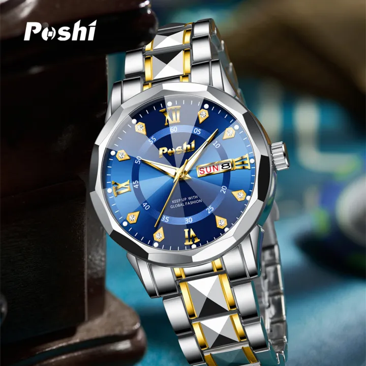 POSHI%20Men's%20Watch%20Date%20Week%20Fashion%20Watch%20Men%20Original%20Waterproof%20Non-mechanical%20Luminous%20Dual%20Calendar%20Quartz%20Wristwatch%20-%20Image%205