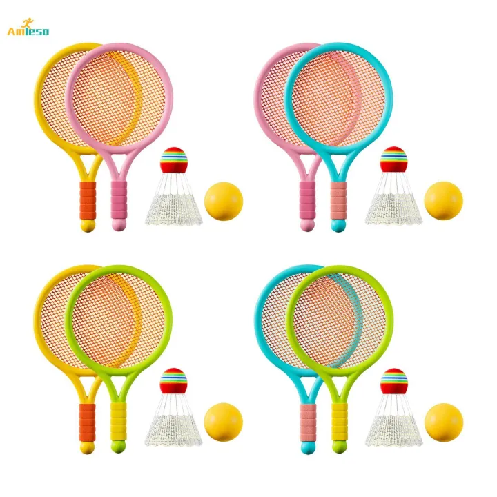 Kids%20Badminton%20Tennis%20Set%20Game%20Tennis%20Racquets%20Set%20for%20Beach%20Toys%20Girls%20-%20Image%205