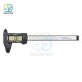 Digital Vernier Calipers Measure 100mm 150mm 6inch LCD Electronic Carbon Fiber Gauge Height Measuring Instruments Micrometer-150mm Black.