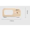 1 Piece Adjustable Manual Scissors Sharpening Stone Kitchen Grinder Knives Tool Quick Sharpening Stone A. 