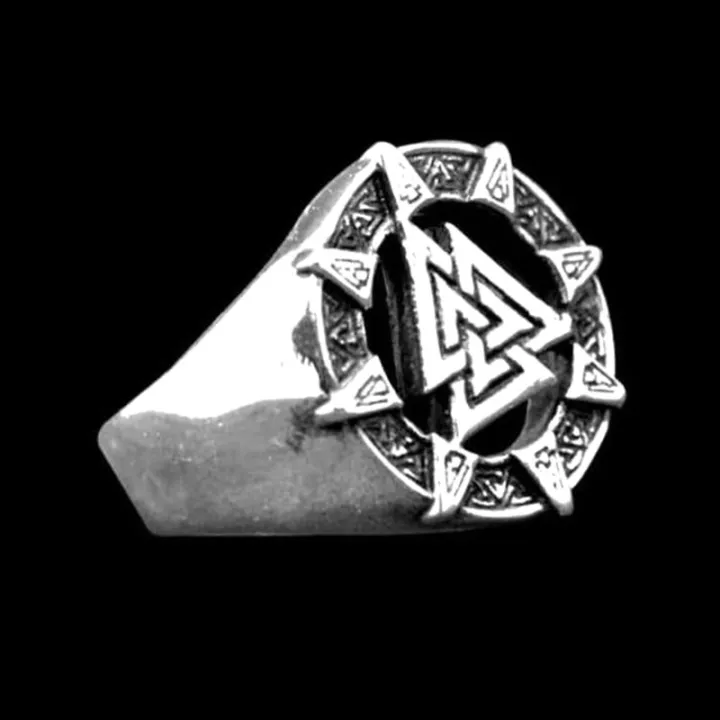 Norse%20Mythology%20Viking%20Triangle%20Logo%20Ring%20Titanium%20Steel%20Ring%20Badge%20Symbol%20Men's%20Ring%20-%20Image%205