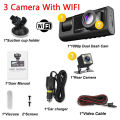 Car DVR WiFi Full HD 1080P Dash Cam Rear View Reversing Car Camera Drive Video Recorder Night Vision Dashcam Camera Black Box. 
