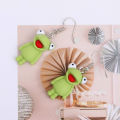 Creative Green Frog Pendant Earrings for Women Cute Frog Animal Dangle Earrings.
