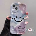 Gradient Dreamy Watercolor Wavy Curved Edge Case For Realme 9i 11 C35 C53 C12 C25 C15 C17 5i 8i 5s 6i 5 7 C11 C51 C17 C55 C25s C30 C25Y C31 C20 C21 C33 C21Y C3 Smile Face Cover.