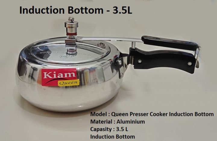 Kiam Queen Pressure Cooker 3.5 Liter Induction Bottom