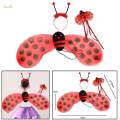 Ladybird Costume Kids Girls Ladybird Dress up Cute Halloween Ladybug Costumes for Birthday Holiday. 