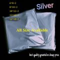 50 pcs Courier / Shipping / Bag / poly Bag / Parcel poly Bag/ online poly Bag 5 type size available 50 pcs  (Silver). 