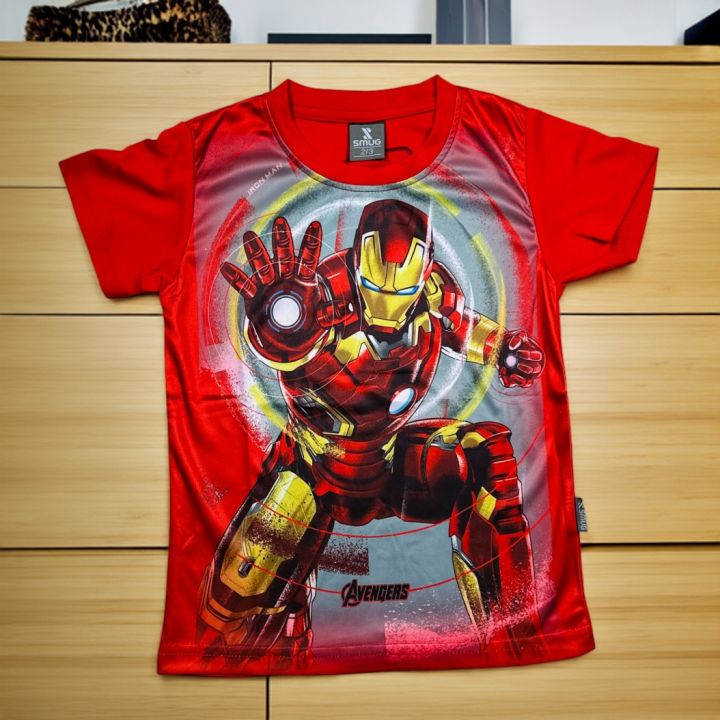 SMUG Kids Premium T-Shirt Soft and Comfortable -Iron Man - Sublimation print