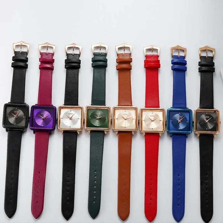 GEDI%20New%20Hot%20Selling%20Square%20Korean%20Style%20Trendy%20Student%20Fashion%20Waterproof%20Belt%20Casual%20Women's%20Watch%20-%20Image%204
