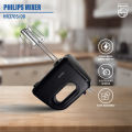 Philips HR3705/10 300W Hand Mixer – Lightweight, 5-Speed Control, Stainless Steel Accessories (Black).