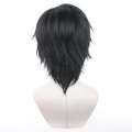 The first short wig Toji Fushiguro anime black set Jujutsu uniform Fashionable female cosplay Kaisen party costumes. 