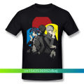 Men Shin Megami Tensei Funny Anime Black T-Shirt Persona Protagonists With S Pure Cotton Tees Harajuku Daily life. 