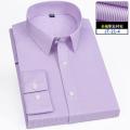 High Quality Large Size S-8XL Men Social Dress Shirts Long Sleeved Classic Slim fit Elegant Formal Shirt For Man Blouses Clothes.