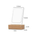 Acrylic LED Light 3 Inch Picture Holder Vertical Photo Frame Instant Camera Photo Table For Fujifilm Mini Desktop Decoration Tetuo. 