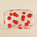 Transparent Makeup Bag Mini Portable Storage Bags Zipper Cosmetic Bag Harvey Flower Print  Travel Fashion. 