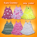 6 Pieces Any Color Printed fancy girls top. 