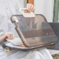 File Box A4 Size Thickeneded Storage Bag Large Capacity File Bag Satchel Tutoring Bag Office Storage Box.