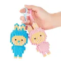 PinShang Building Block For Kids Labubu Keychain Building Block Keychains For Backpack Purse Pocket Book Luggage Birthday Gifts. 