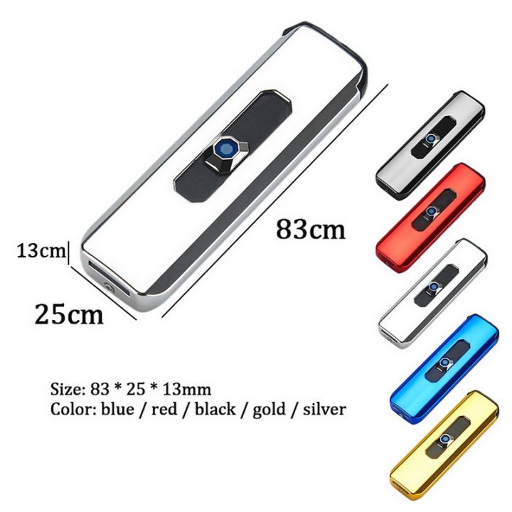 New%20Mini%20Electroplating%20Electric%20Small%20Double%20Side%20USB%20Recharging%20Windproof%20Flameless%20Portable%20LED%20Lighter%20-%20Image%203