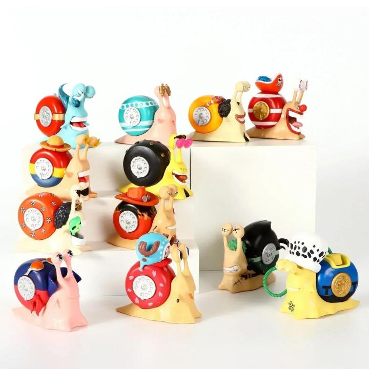 Anime%20One%20Piece%20Den%20Den%20Mushi%20Figure%20Luffy/Ace/Law/%20Zoro%20/Sanji%20/Chopper%20Phone%20Bug%20Action%20Figure%2012styles%20for%20Choose%20Amour%20zii%20-%20Image%203