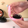 Comb With Mirror Compact Pocket Size Portable Travel Hair Brush.