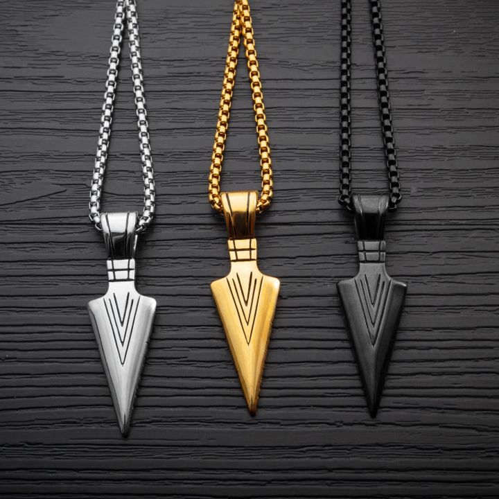 Arrow%20Necklace%20For%20Men%20Chain%20Long%20Pendant%20Jewelry%20Chain%20Punk%20Rock%20Gift%20-%20Chain%20-%20Image%202
