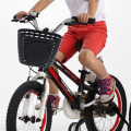 2X Kids Bicycle Basket, Children Plastic Front Handlebar Bike Basket for Storage, Black.