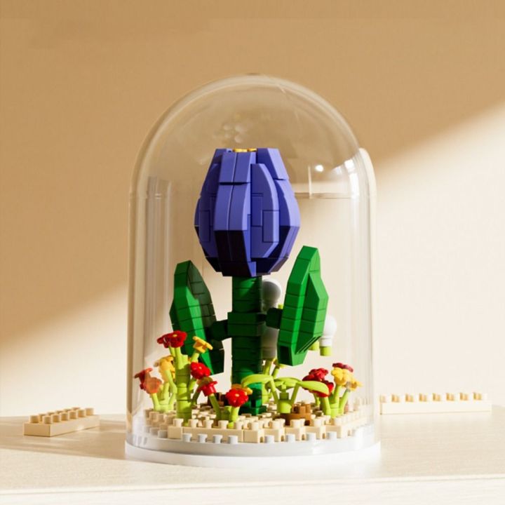 2024%20DIY%20Decoration%20Home%20Flower%20Bouquet%20Building%20Set%20Red%20Rose%20Carnation%20Building%20Block%20Model%20ABS%20Decorative%20Assembled%20Toys%20-%20Image%204