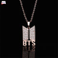 BTS Premium Necklace Golden Chain Jewelry Accessory. 