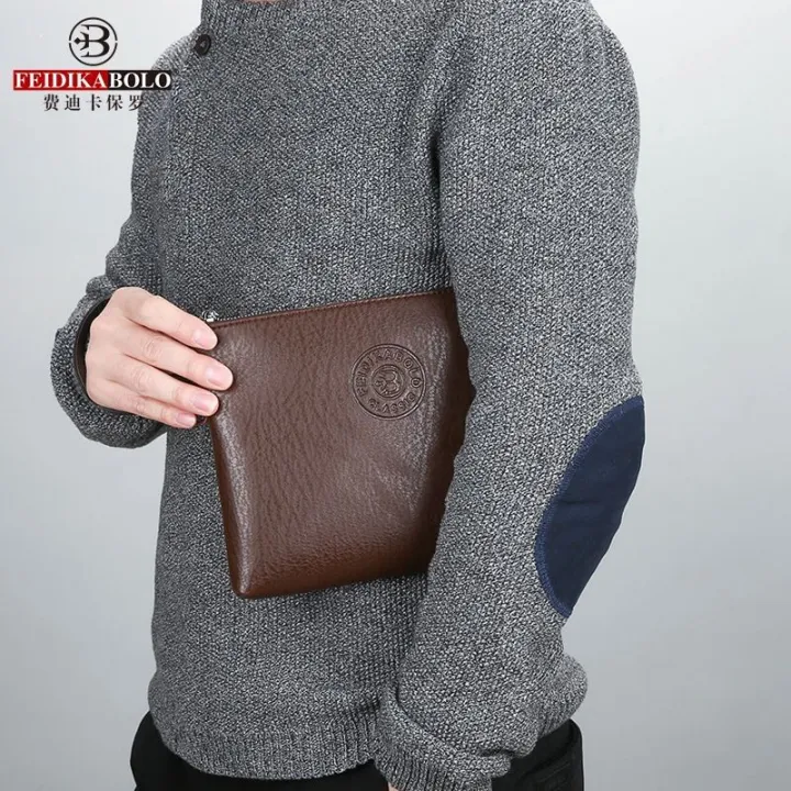 Men's%20Handbag%20Soft%20Authentic%20Leather%20Tactile%20Feel%20Large%20Capacity%20Clutch%20Casual%20Clutch%20Men's%20Wallet%20Envelope%20Package%20Fashion%20-%20Image%207