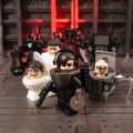 Skibidi Toilet Building Blocks Toy Set Tv Man Cameraman Speakerman Drill Man Clock Camera Speaker Man Skibidi Toilet Block Toy.