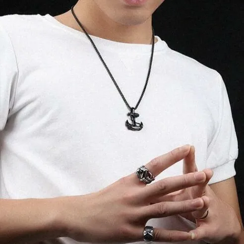 Men's%20Anchor%20Retro%20Simple%20Casual%20Fashion%20Classic%20Necklace%20-%20Image%204