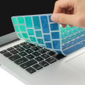 【YIYANGMAOYI111】Gradient Ombre Colors US layout Keyboard Cover Silicone for MacBook Pro 13" 15" Retina & Air 13.3 inch A1466. 