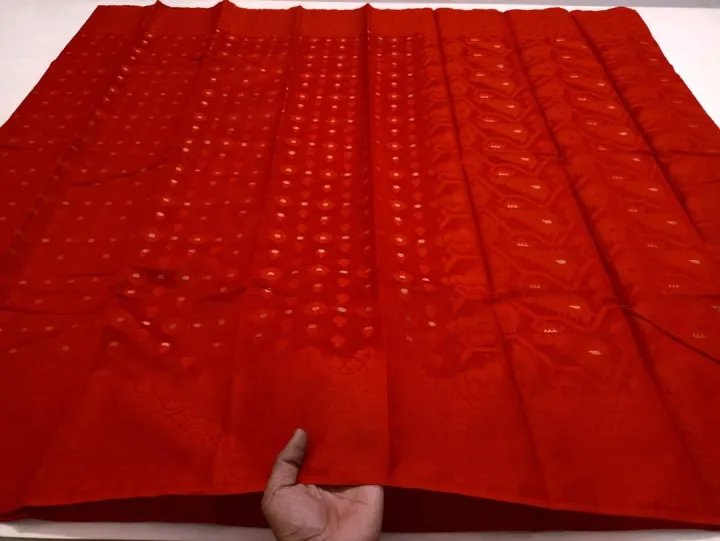 Exclusive%20Half%20Silk%20%20jamdani%20Saree%20for%20Women%20Tangail%20Saree%20-%20Image%203