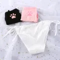 Bandage Lolita Panties Low Waist Lingerie Cute Claw Women's Briefs Low Waist Animation Underwear. 