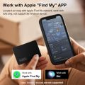 Wireless Charging Item Locator for Wallet (Charger Excluded), IP68 Waterproof Wallet Tracker Card, Item Tracker for Wallet, Works with Apple Find My (iOS), not for Android.