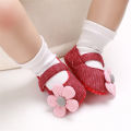 【Hengli jewelry story】(NEW)Cute Flower Soft Sole Non-Slip Prewalker Princess Shoes for Kids Baby oddler irls.
