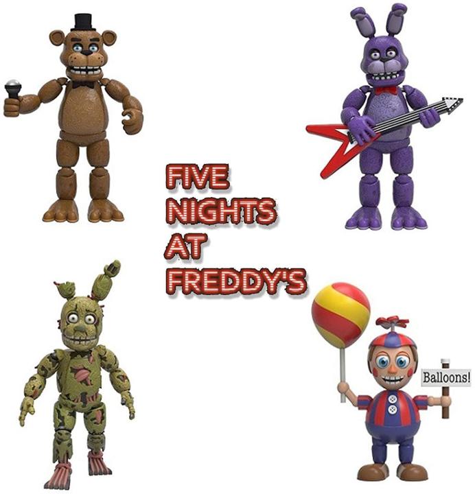 Limited edition】 Funko 4pcs set Five Night At Freddy's FNAF