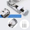 Watch Band Link Remover Kit with 3 Extra Pins Adjust Slit Strap Bracelet Chain Pin Remover Adjuster Repair Tool Kit Men Women Watch Strap Removal Tool.