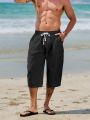 Men’s Casual Linen Shorts – Regular Fit for Hot Weather Days. 