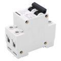 2P Circuit Breaker, DIN Rail Disconnect Switch DC12-400V AC90-400V Modular Structure for Marine Power System. 
