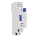 220V 7 Minutes Mechanical Timer 18mm Single Module Din Rail Staircase Timer Time Switch Instruments. 
