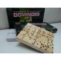 Wooden Mini Dominoes with Black Dots Traditional Game 28 pcs/Dominoes/Wooden Mini Dominoes. 