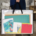 2 Pack 19X25 Inches Art Portfolio Case, Portfolio Folder for Artwork, Posters Storage Bag with Zipper and Handle Folder Easy Install Easy to Use.