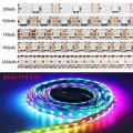 【Thriving】 1m/5meters/roll DC5V WS2812B Led Strip 30/60/74/96/144 Leds/m WS2812 Black/White IP30/65/67 Individually Addressable Smart WS2812 IC RGB Led Pixel Strip. 