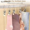Tl Hanger Clips 360° Rotating Metal Hanger Clips for Closet Organization Multipur se Hat Pants Storage Hook rle Clots Hanger.