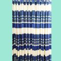 Synthetic Curtain Porda Colour: white Blue,white glod,  from  Suba International.. 